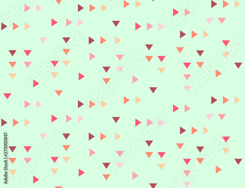 Cute triangle pattern vector