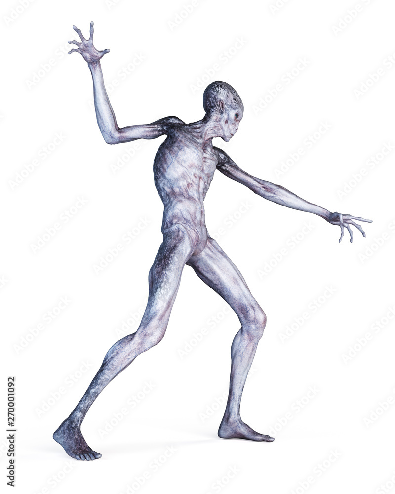 3d rendered illustration of an alien isolated on white 3d rendered illustration of an alien isolated on white