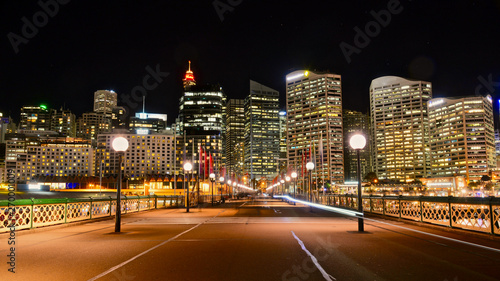 City at night, Sydney, Australia