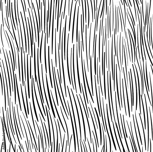 Handdrawn seamless fur texture pattern vector