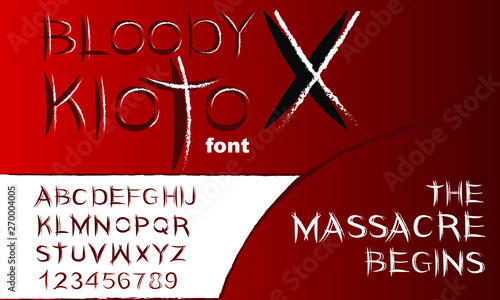 Font Bloody Kyoto