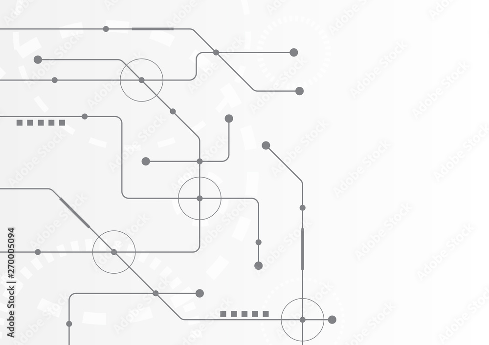 Abstract geometric connect lines and dots.Simple technology graphic background.Illustration Vector design Network and Connection concept.