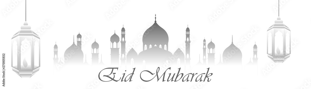 Vector Ramadan Mubarak greeting background