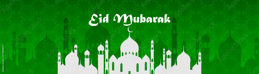 Muslim abstract greeting banners. Islamic vector illustration at sunset. Calligraphic arabian Eid Mubarak in translation Congratulations! Ramadan Kareem in translation Generous Ramadan Muslim abstract greeting banners. Islamic vector illustration at sunset. Calligraphic arabian Eid Mubarak in translation Congratulations! Ramadan Kareem in translation Generous Ramadan