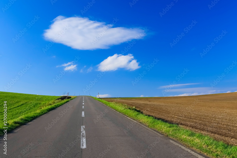 日本北海道 絶景へ続く道 日本北海道 絶景へ続く道