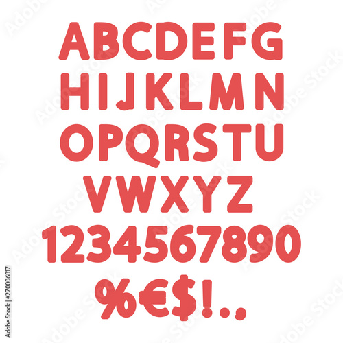 Wallpaper Mural Simple Bold Vector Alphabet Torontodigital.ca