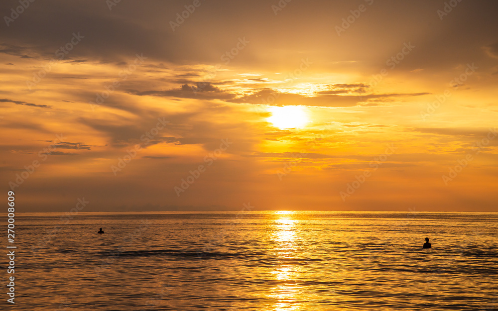 Fototapeta premium Morning sunrise at HUA HIN THAILAND