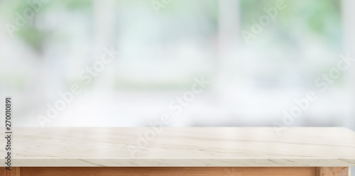 Papier peint Top marble counter table in kitchen room background