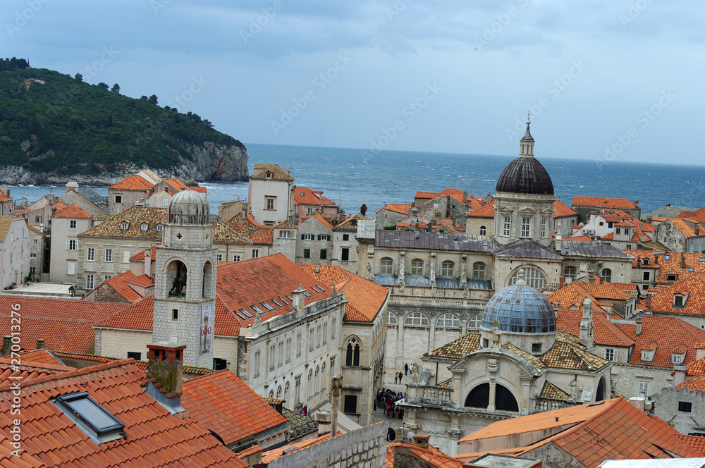 Vue de la vieille ville de Dubrovnik