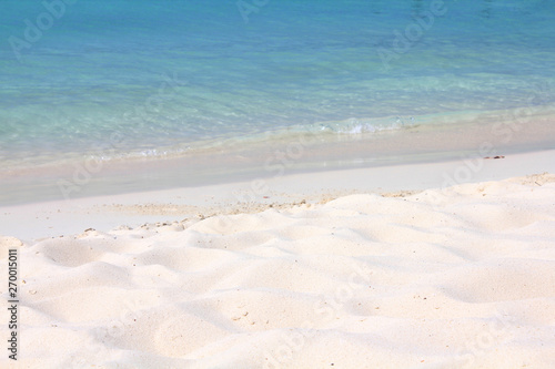 Caribbean beach on Aruba island.