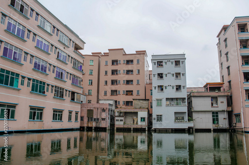 modern building next to water in Guangzhou Guangdong China