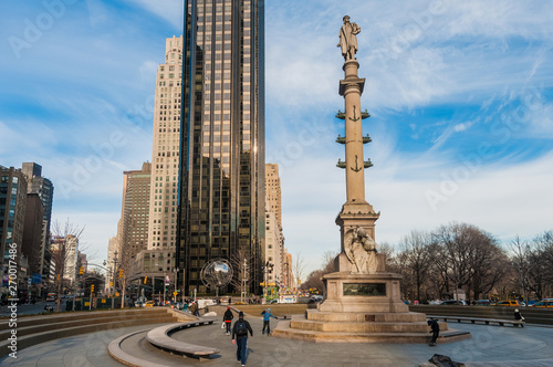 Columbus Circle in New York, United States.