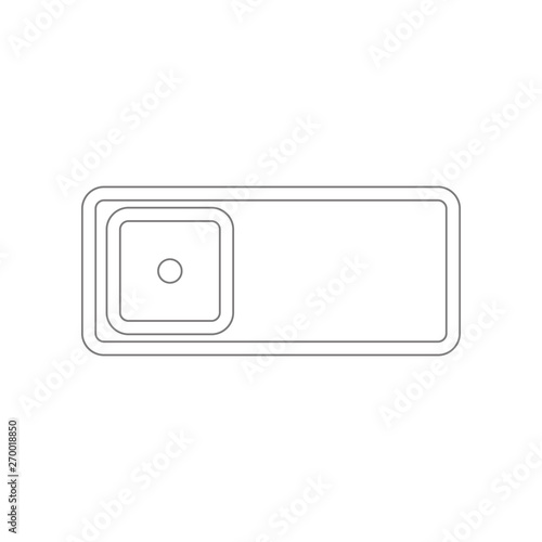 Phone camera icon. Element of web for mobile concept and web apps icon. Outline, thin line icon for website design and development, app development