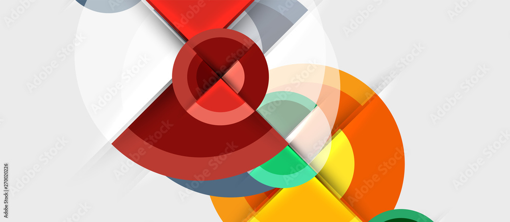 Geometric design abstract background - circles Geometric design abstract background - circles