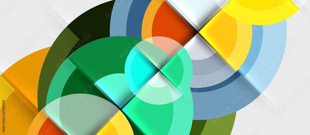 Geometric design abstract background - circles Geometric design abstract background - circles
