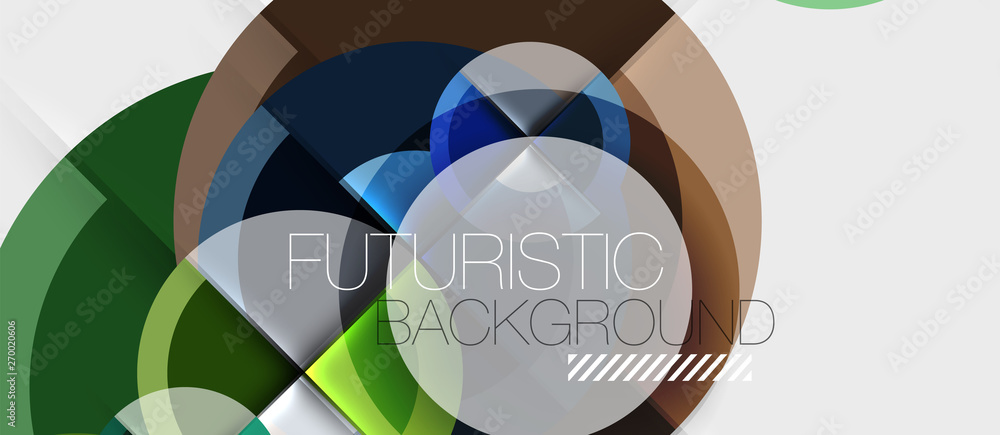 Geometric design abstract background - circles Geometric design abstract background - circles