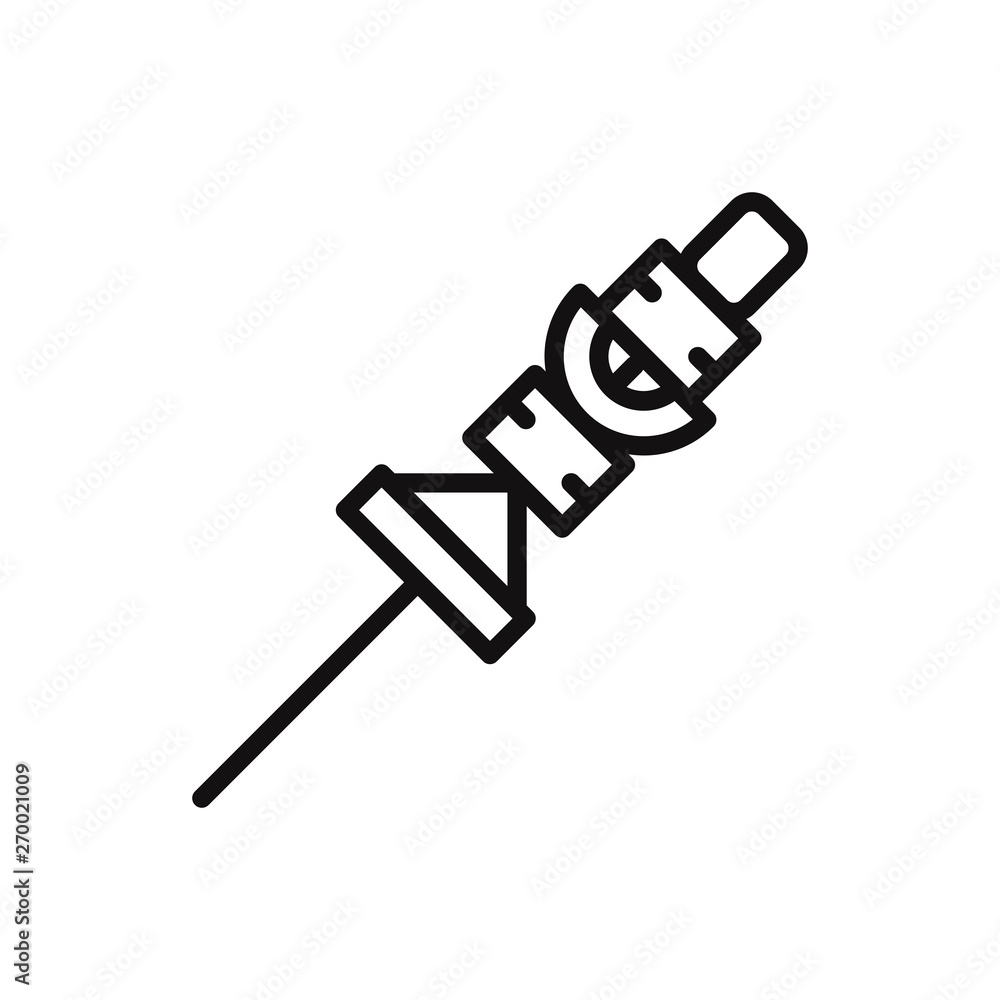 Barbecue vector icon in modern style for web site and mobile app Barbecue vector icon in modern style for web site and mobile app