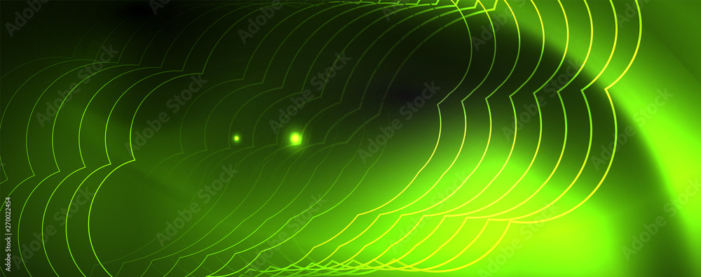 Shiny neon techno template. Neon lines background, 80s style laser rays Shiny neon techno template. Neon lines background, 80s style laser rays