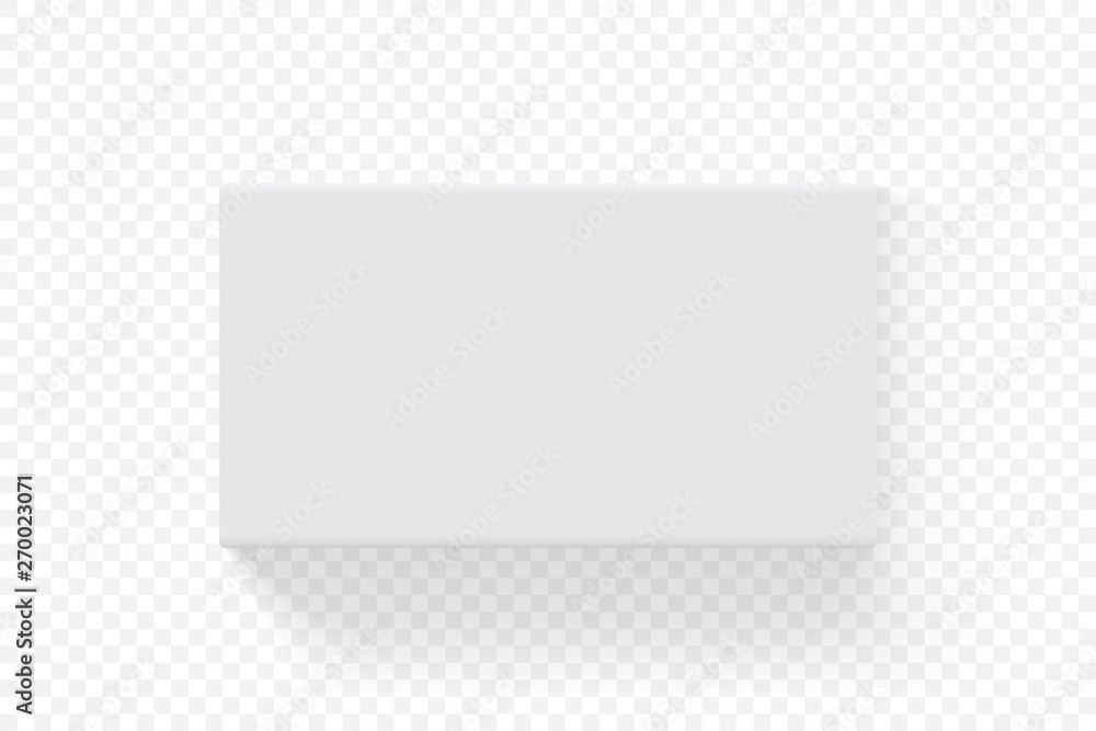 rectangular box on a white background top view rectangular box on a white background top view