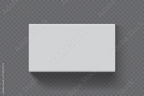 rectangular box on a dark background top view