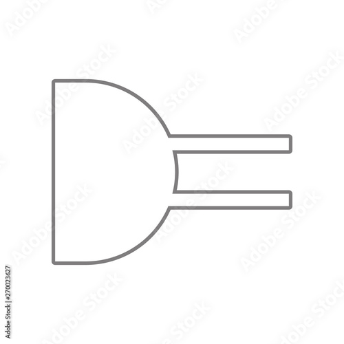 Electronic circuit symbol icon. Element of web for mobile concept and web apps icon. Outline, thin line icon for website design and development, app development photo