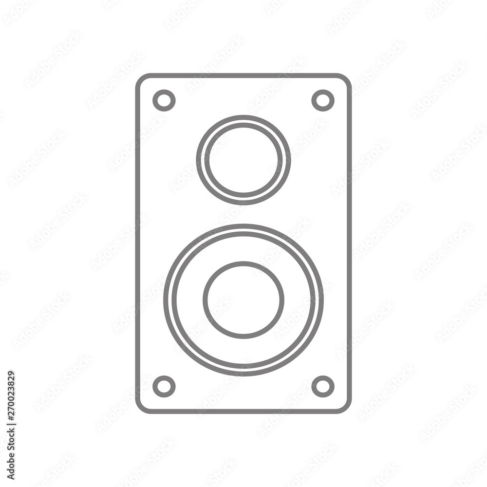 Speaker icon. Element of web for mobile concept and web apps icon. Outline, thin line icon for website design and development, app development Speaker icon. Element of web for mobile concept and web apps icon. Outline, thin line icon for website design and development, app development