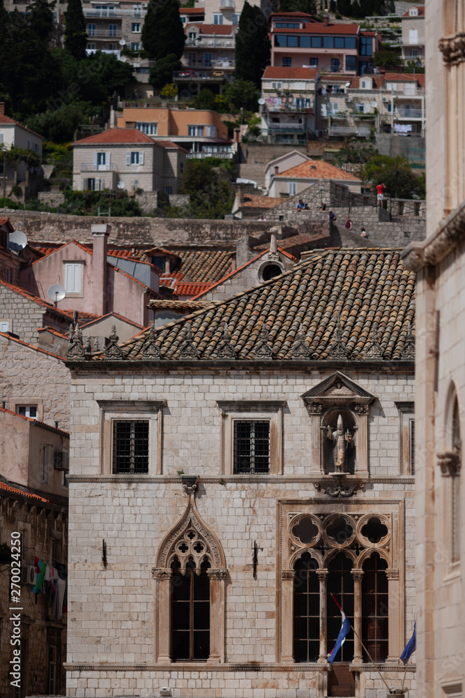 houses in old town Dubrovnik. Croatia