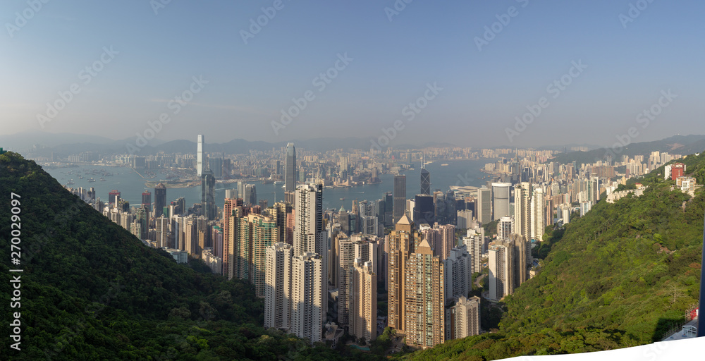 Hong KOng cityscape from The Peak