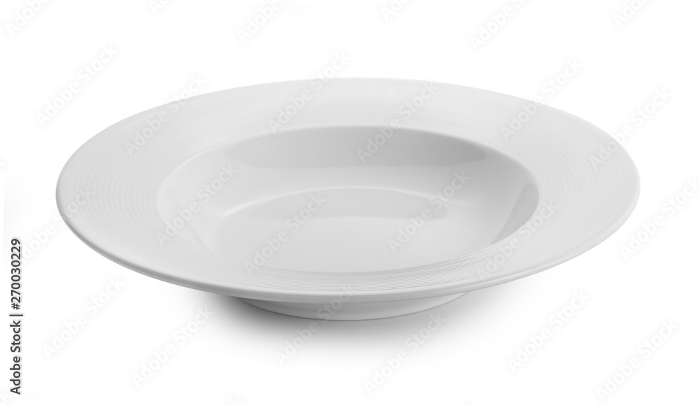 white plate isolated on white background white plate isolated on white background