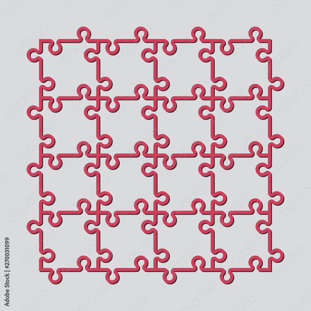 Abstract puzzle background,banner.Square abstract jigsaw.Vector Illustration Abstract puzzle background,banner.Square abstract jigsaw.Vector Illustration