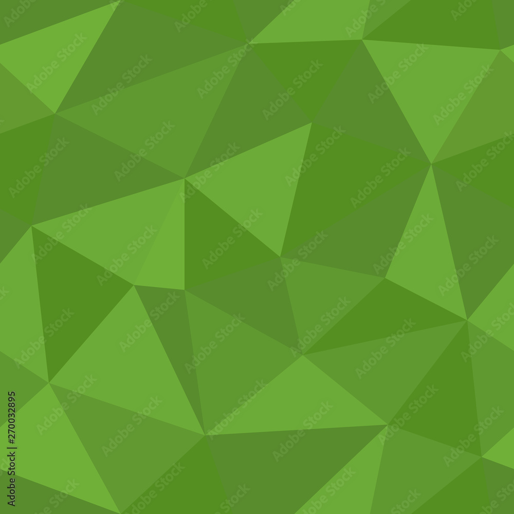 Polygonal abstract seamless pattern in green colors. Polygonal abstract seamless pattern in green colors.