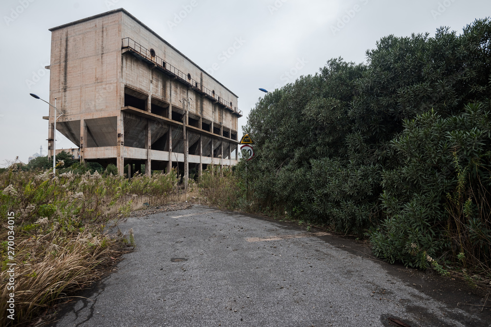 Industrial buildings in an abandoned factory Industrial buildings in an abandoned factory