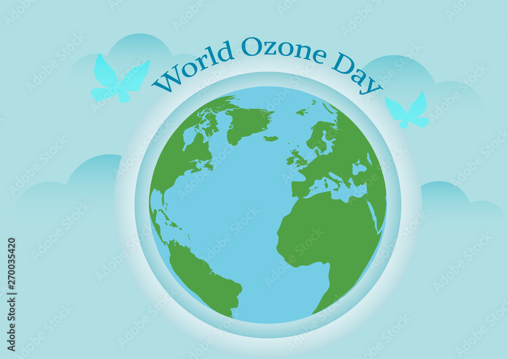 World Ozone Day vector illustration