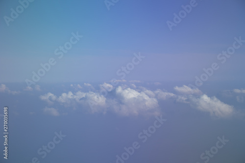 Fototapeta Naklejka Na Ścianę i Meble -  Blue sky and white clouds abstract background