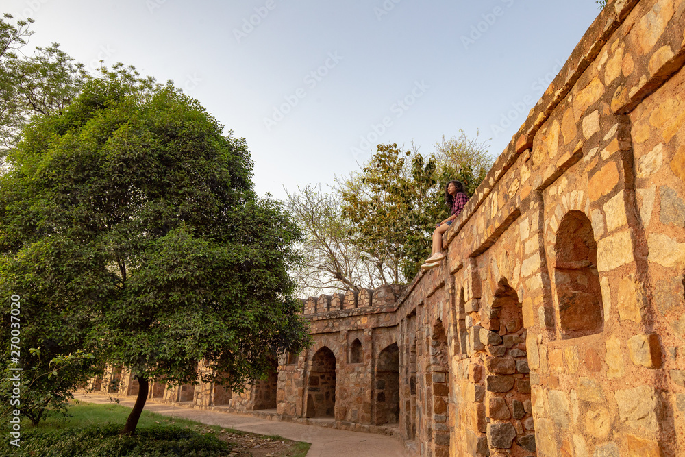 Tomb of Isa Khan in Humayun's Tomb, Delhi, India