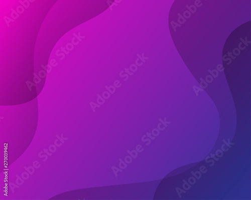 Curve purple shape 3d paper style abstract background