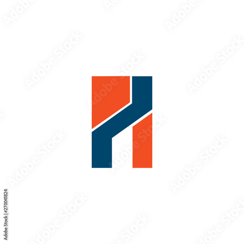 Free Download H letter logo design vector template - GFXLoad