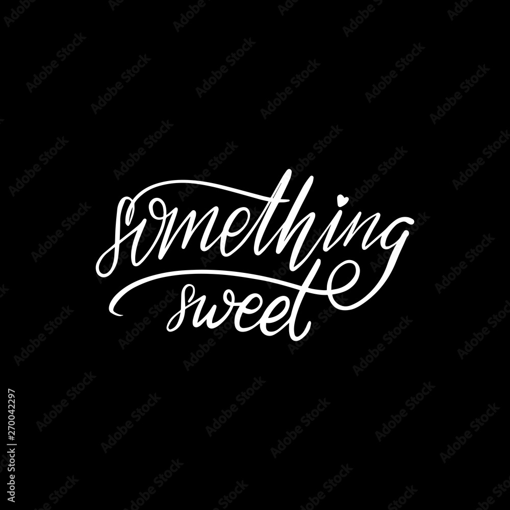 lettering something sweet
