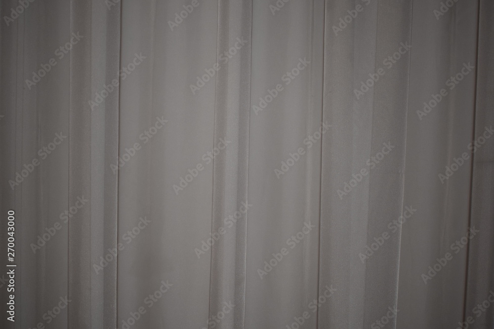 White window curtain