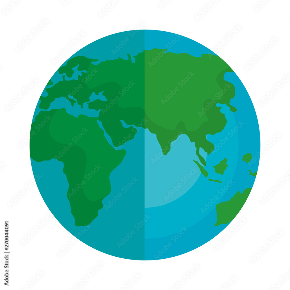 world planet earth icon vector illustration