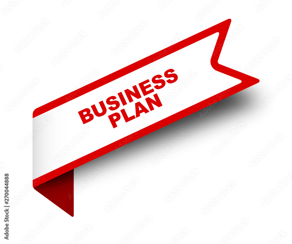 red vector banner business plan red vector banner business plan