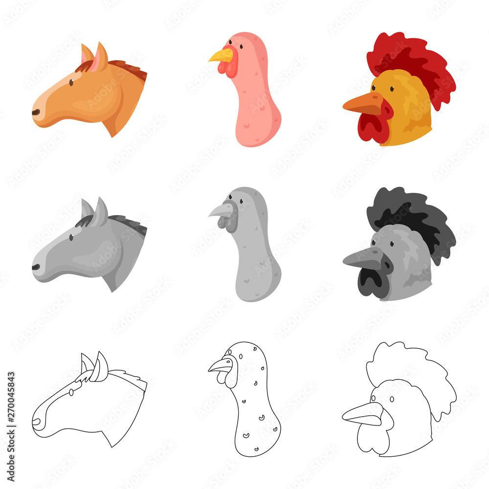 Vector design of agriculture and breeding icon. Collection of agriculture and organic stock vector illustration. Vector design of agriculture and breeding icon. Collection of agriculture and organic stock vector illustration.