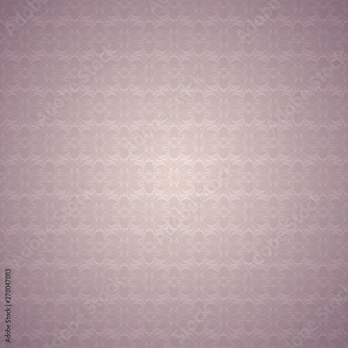 pink vintage background, royal with classic Baroque pattern, Rococo with darkened edges background,card, invitation, banner.vector illustration Eps 10