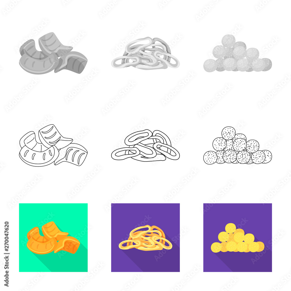 Isolated object of Oktoberfest and bar sign. Set of Oktoberfest and cooking vector icon for stock.