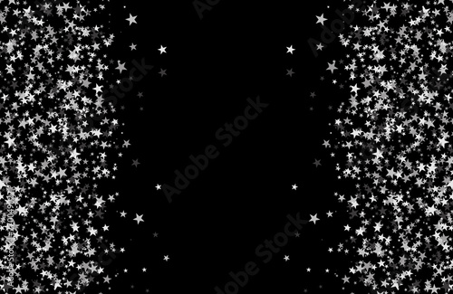 Glitter pattern made of stars