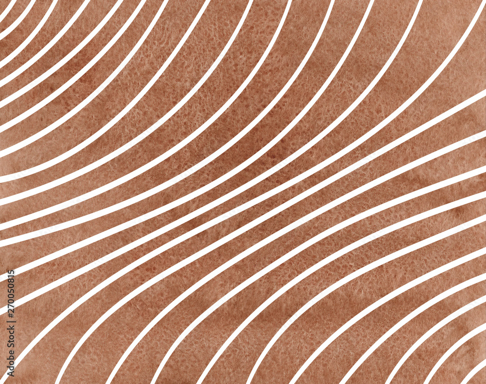 Naklejka premium Watercolor striped background.