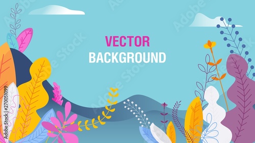 Spring and summer background.