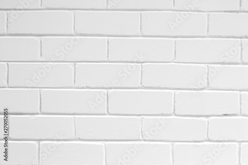 White brick wall texture for background, brickwork