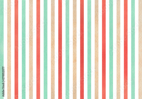 Watercolor striped background.