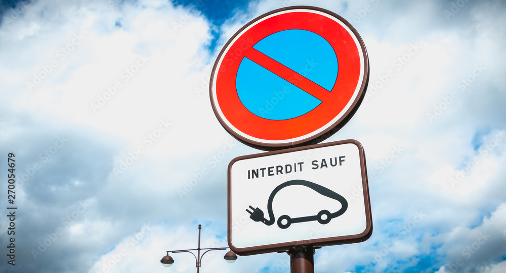 parking prohibition sign except electric vehicle parking prohibition sign except electric vehicle